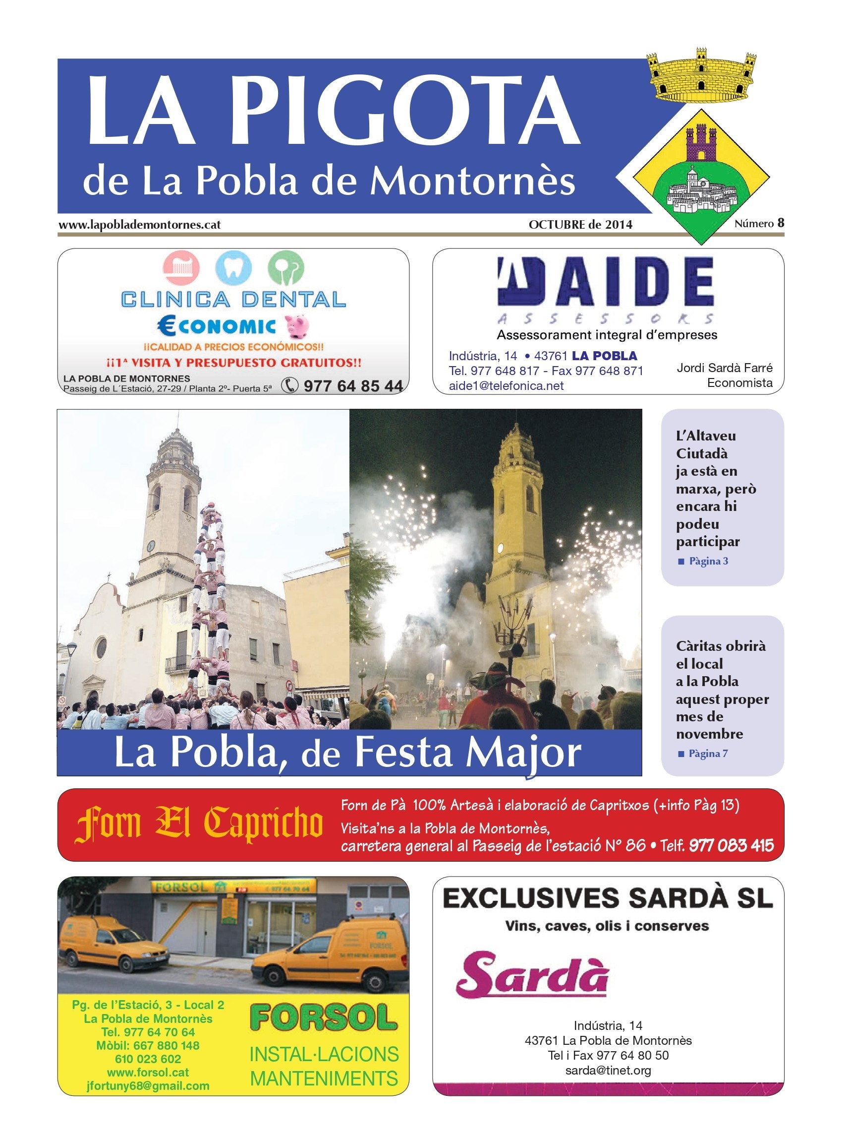 Revista La Pigota núm. 8 (Setembre i Octubre 2014)