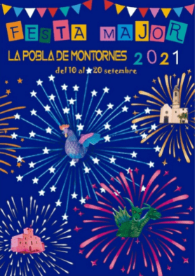 Ja tenim cartell de la Festa Major de la Pobla de Montornès 2021