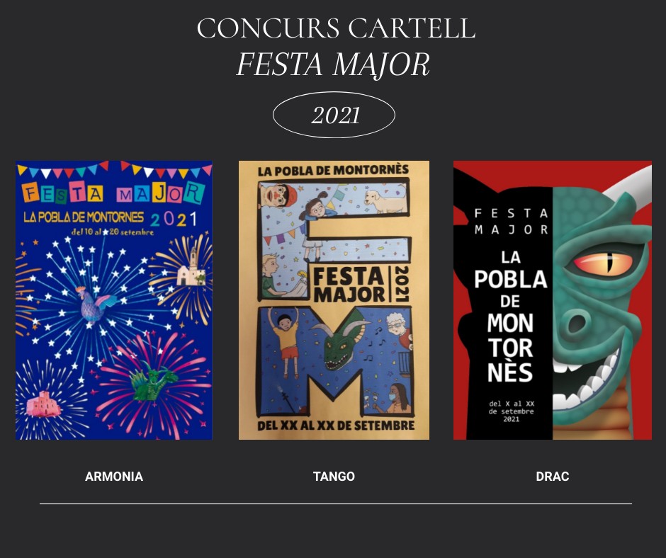 Escull el cartell de la Festa Major 2021