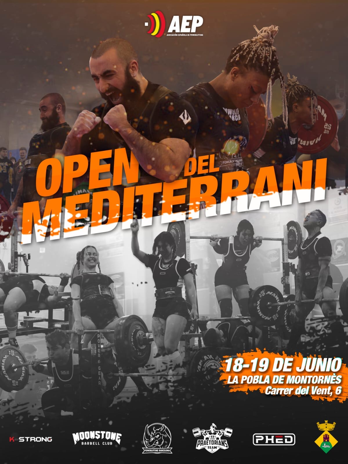 La Pobla de Montornès acull l’Open del Mediterrani de Powerlifting