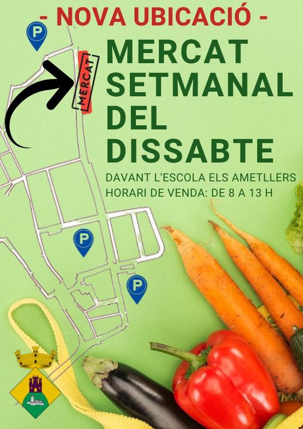 El Mercat setmanal es mou!