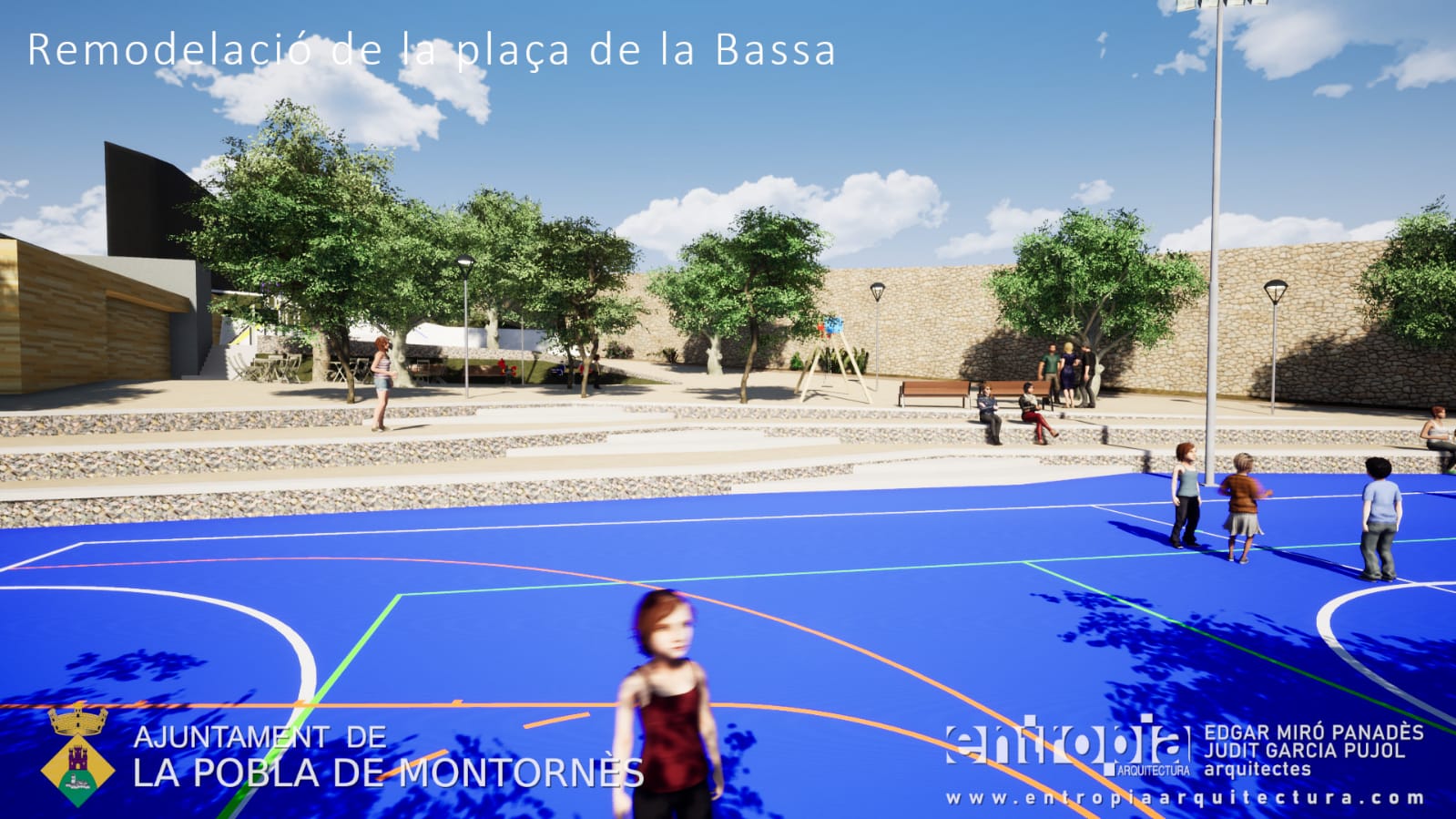 Les obres de remodelació de la plaça de la Bassa començaran el setembre