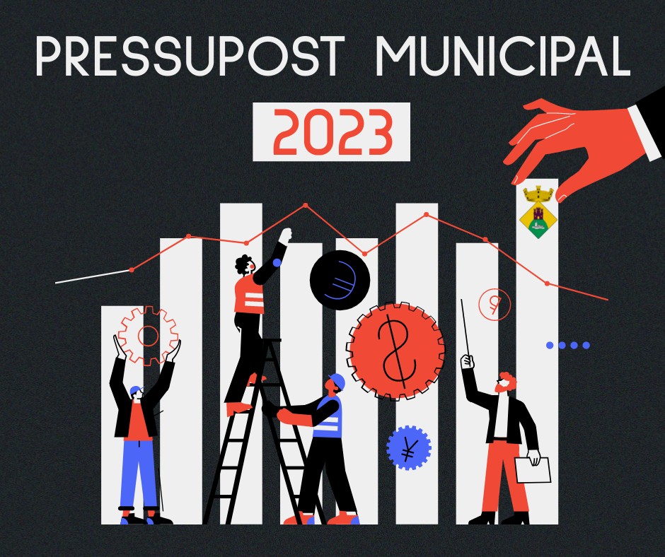 El pressupost municipal per al 2023 augmenta un 1,7% respecte l’any passat