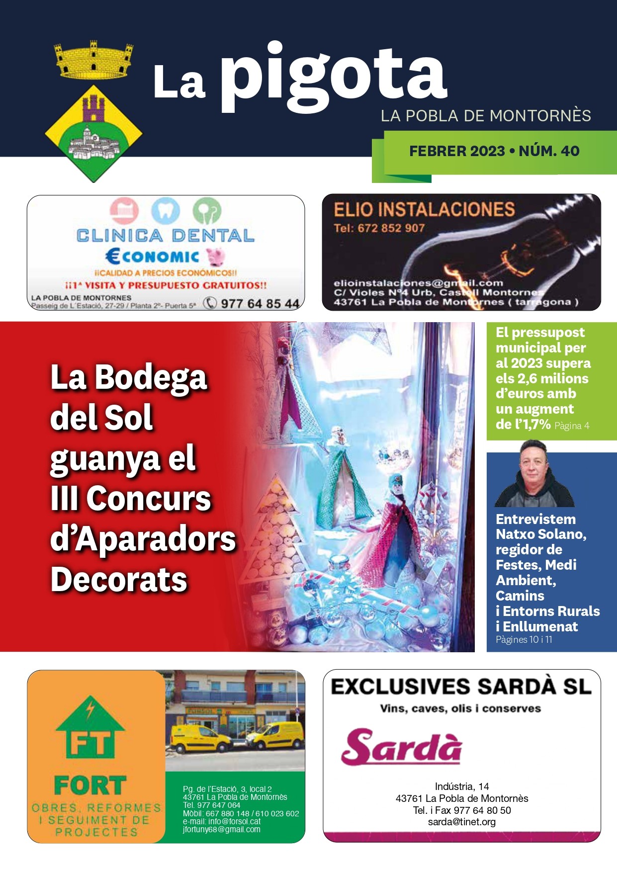 Revista La Pigota núm. 40 (Febrer 2023)