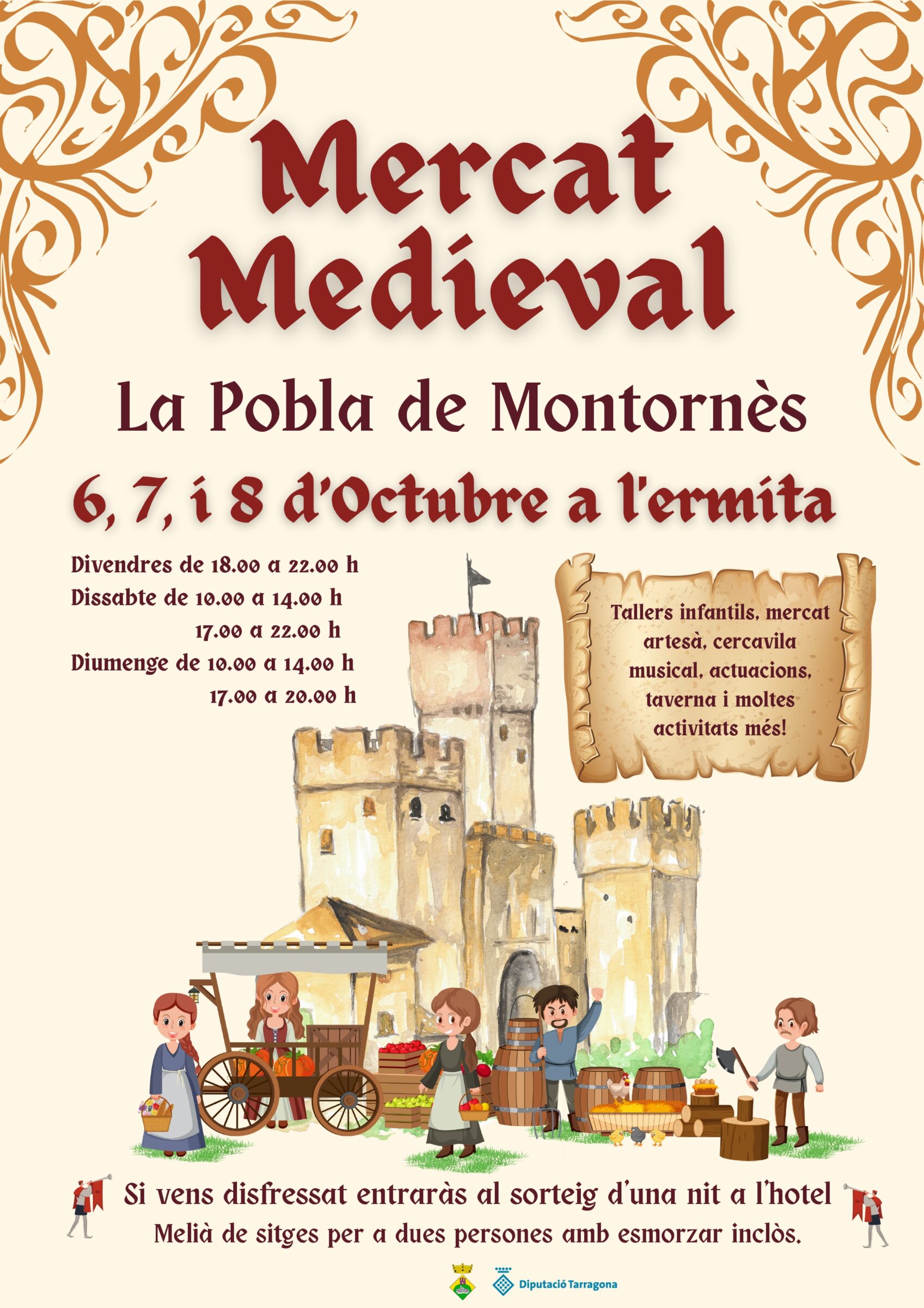I Mercat Medieval del Baix Gaià, del 6 al 8 d’octubre