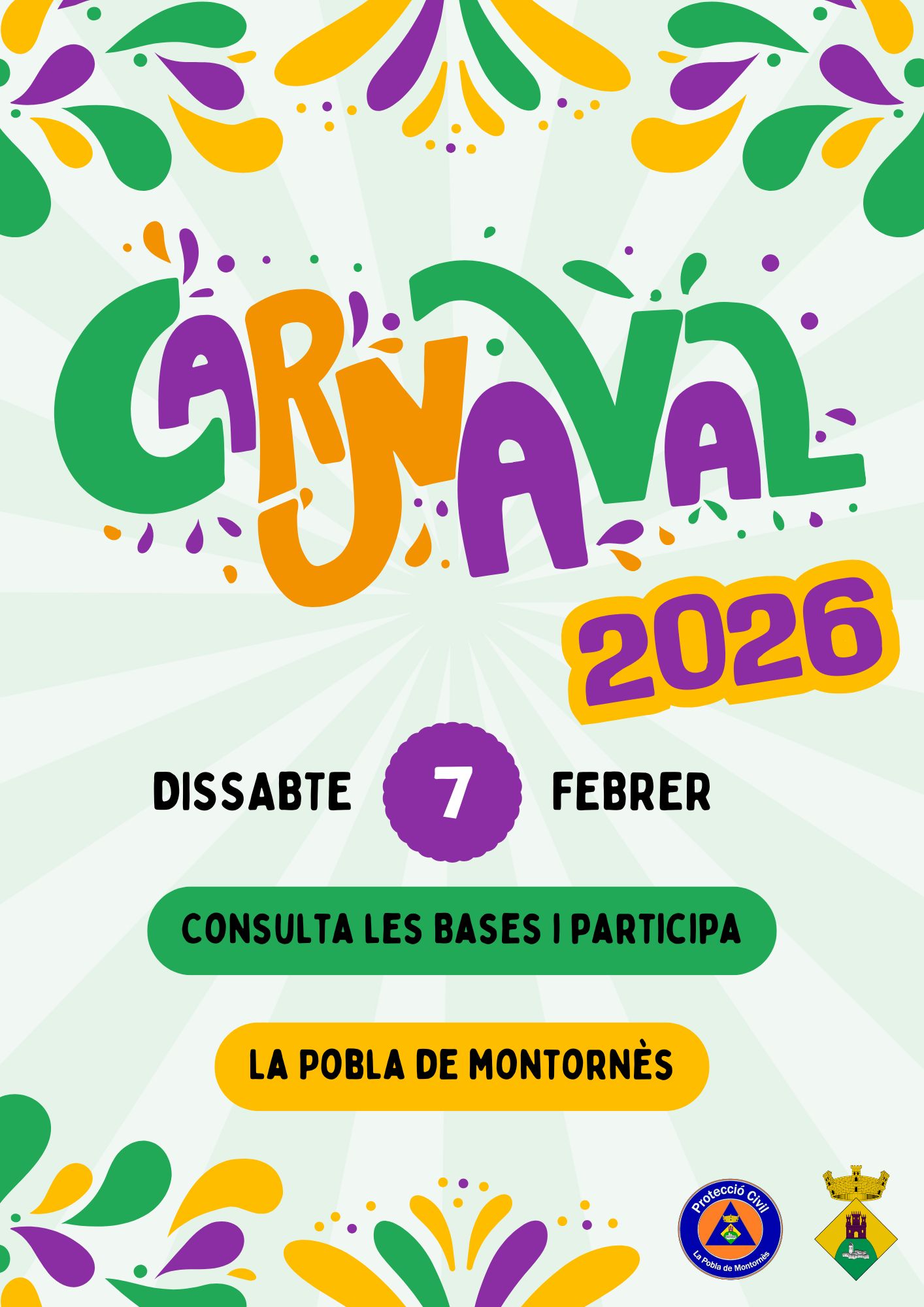 🎭 Ja estan disponibles les bases del Carnaval 2026!