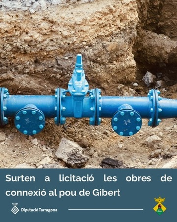 💧 Surten a licitació les obres de connexió provisional al pou de Gibert per garantir el subministrament d’aigua potable