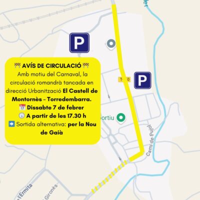 🚧 AVÍS DE CIRCULACIÓ 🚧