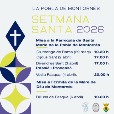 VIU LA SETMANA SANTA A LA POBLA DE MONTORNÈS