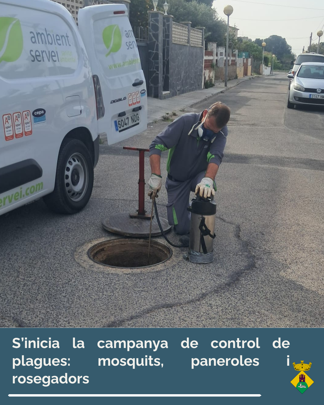 🦟 Campanya de control de plagues al municipi