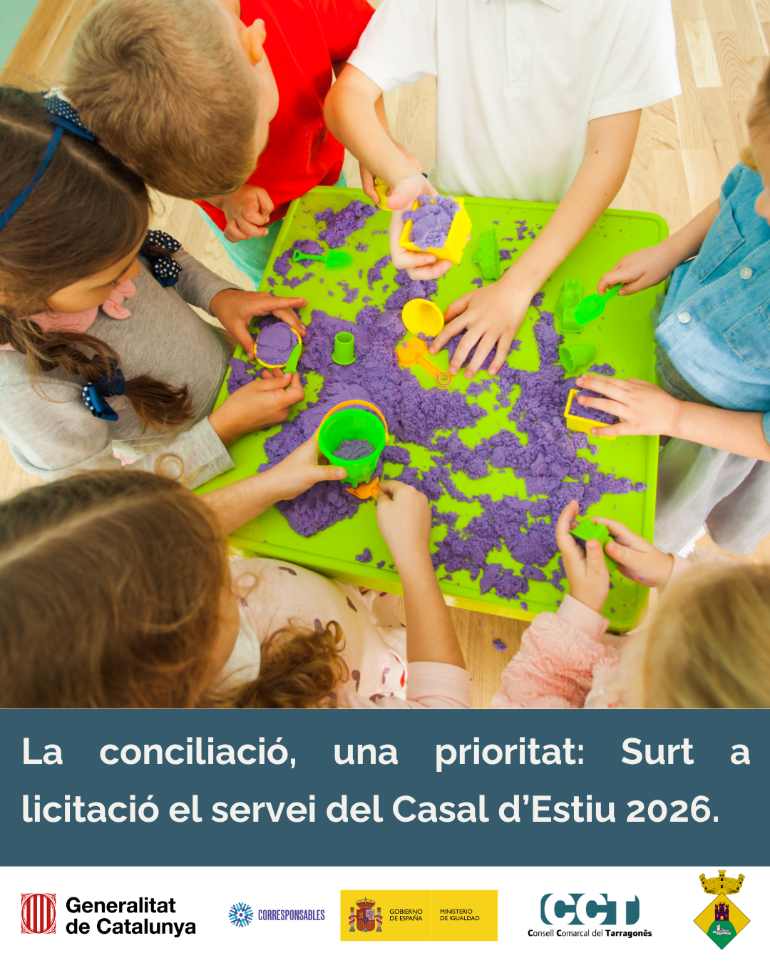 L’Ajuntament treu a licitació el servei del Casal d’Estiu 2026
