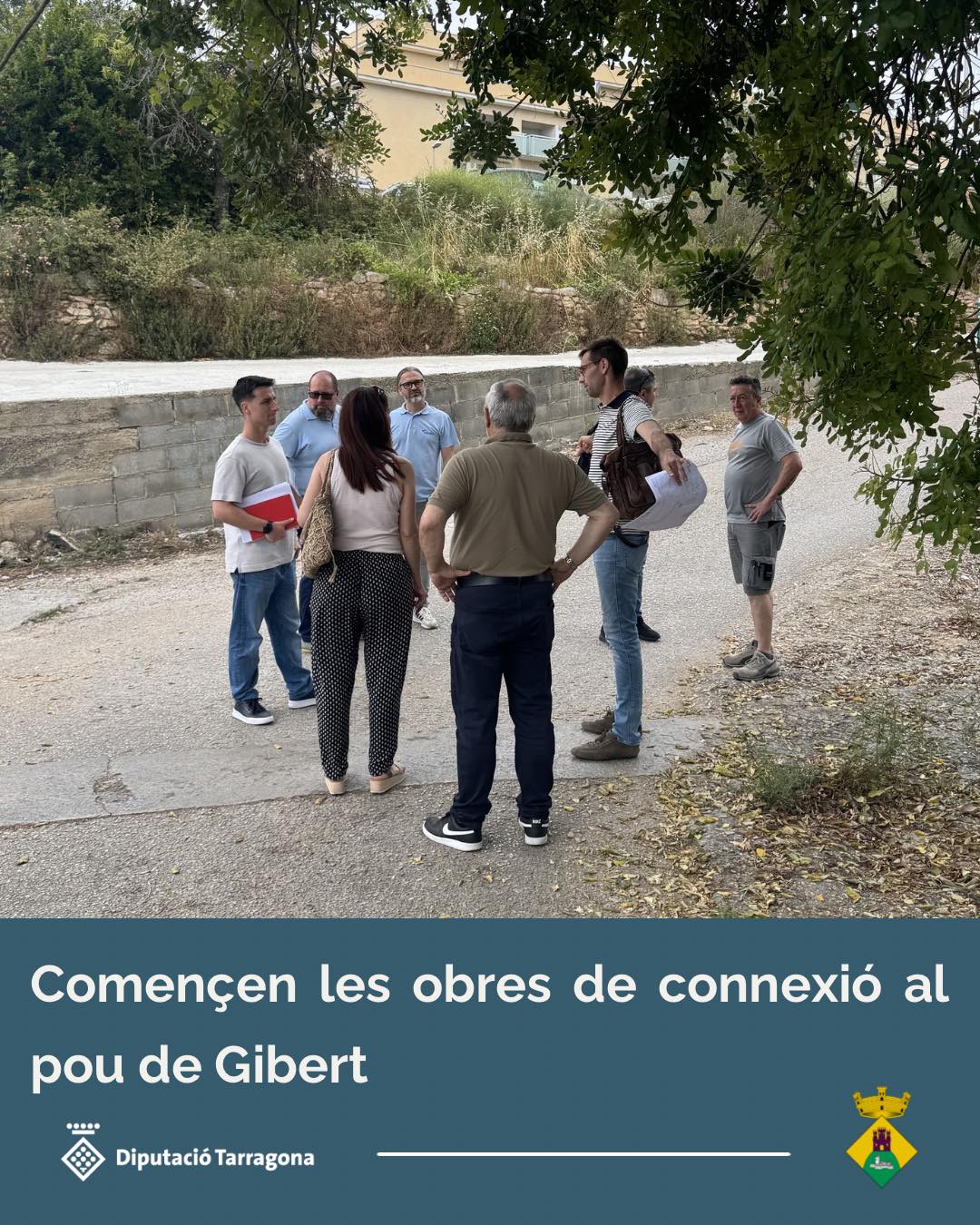 Comencen les obres de connexió provisional al pou de Gibert per reforçar el subministrament d’aigua potable