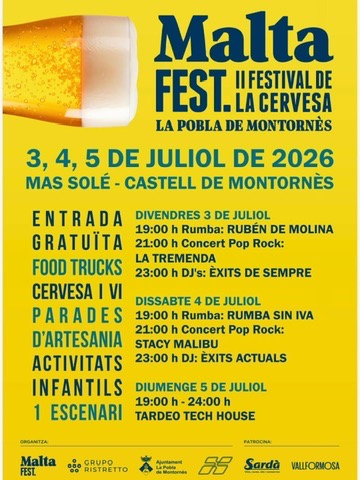 Ja tenim aquí el cartell oficial del MALTA FEST 2026